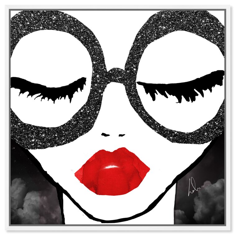 Oliver Gal Fashion and Glam She is All That - Graphic Art on